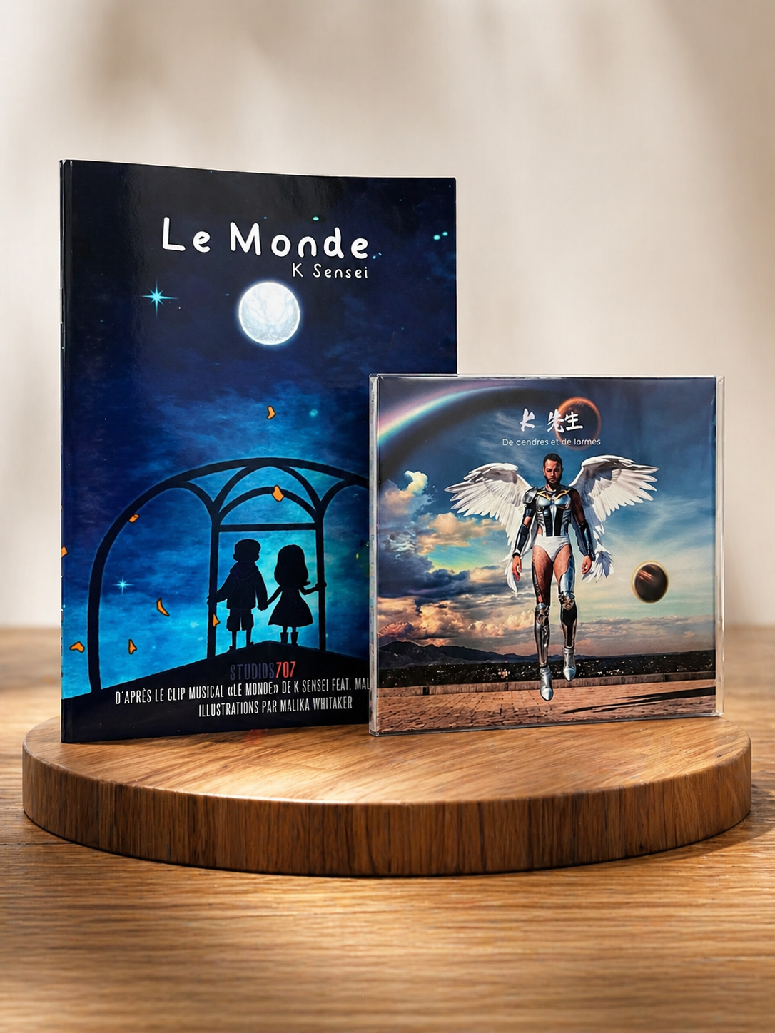 Pack K Sensei : CD "De cendres et de larmes"+ Le Monde : Le livre